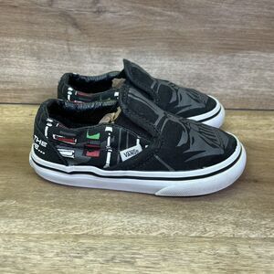 Boys Vans Star Wars Darth Vader Classic Slip-On Shoes 7
